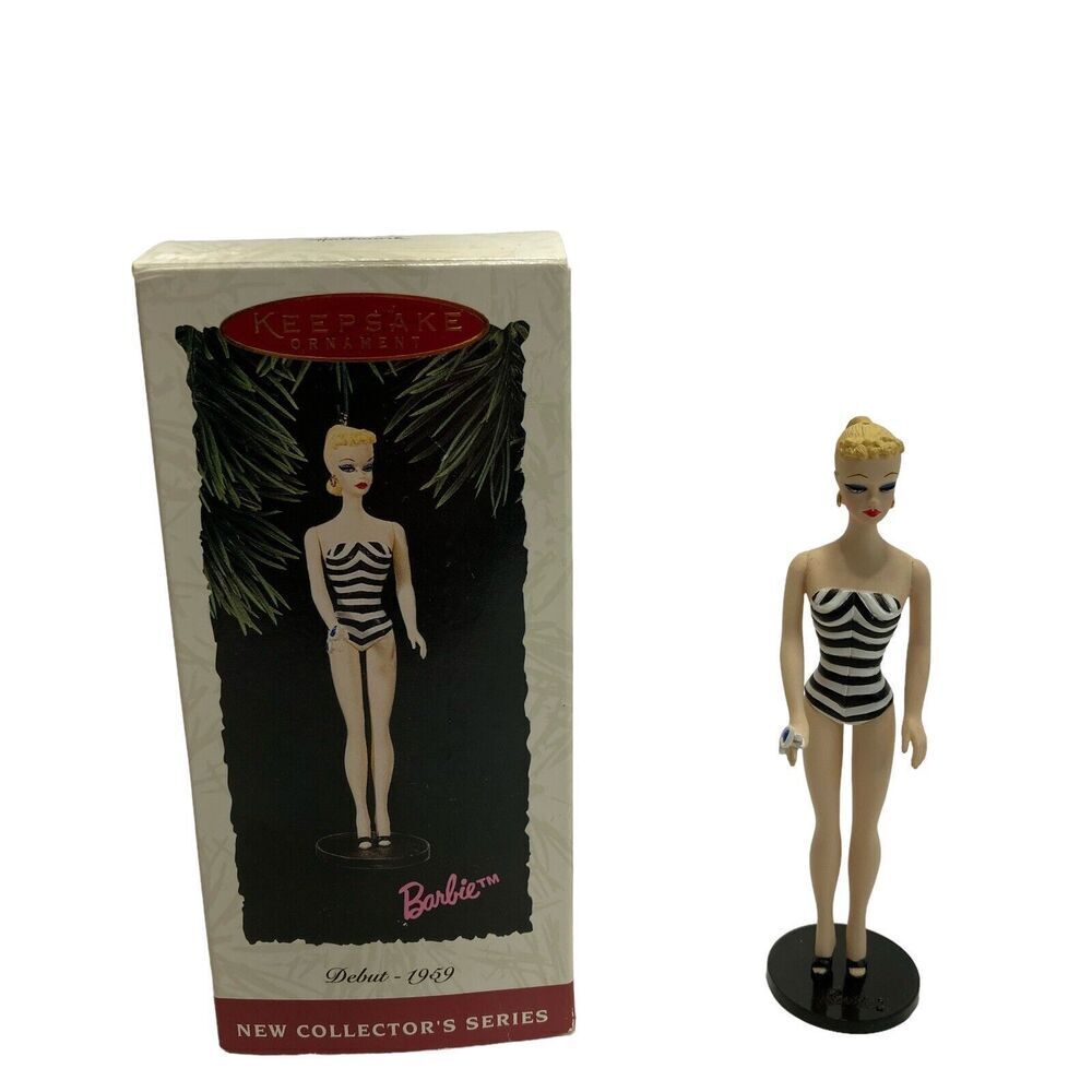Hallmark Keepsake‎ 1994 Christmas Ornament Barbie Debut 1959 No. 1 sz 4.5 in NIB
